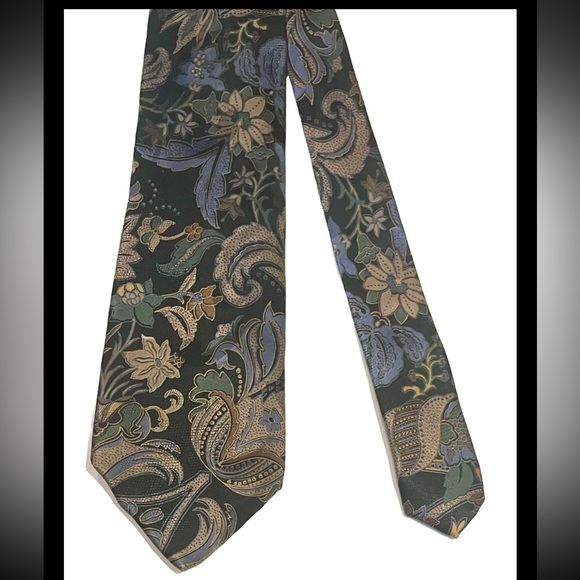 CANALI Silk Necktie Floral Design - Picture 7 of 7